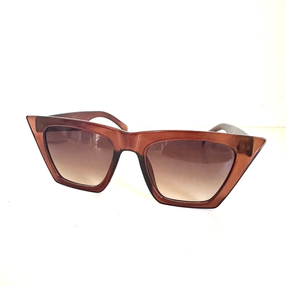 Cat eye brown sunglasses, summer festival accesories